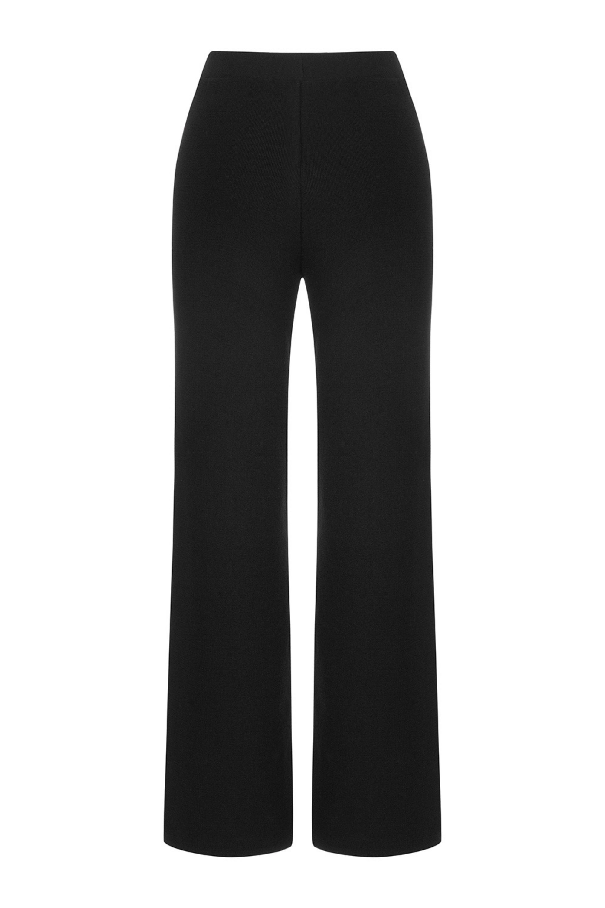 High Waist Knit Pants