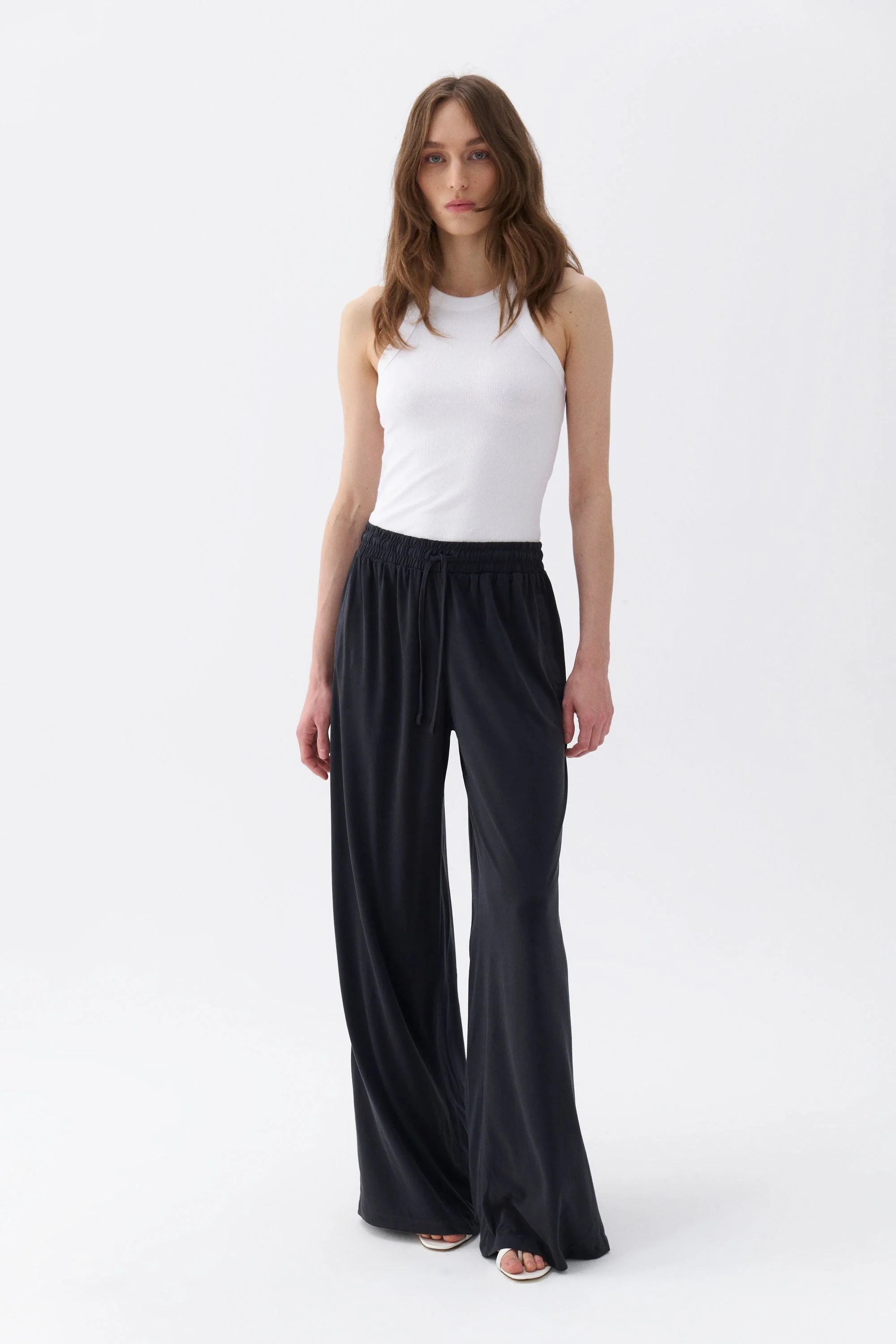 Loose Fit Wide Leg Pants