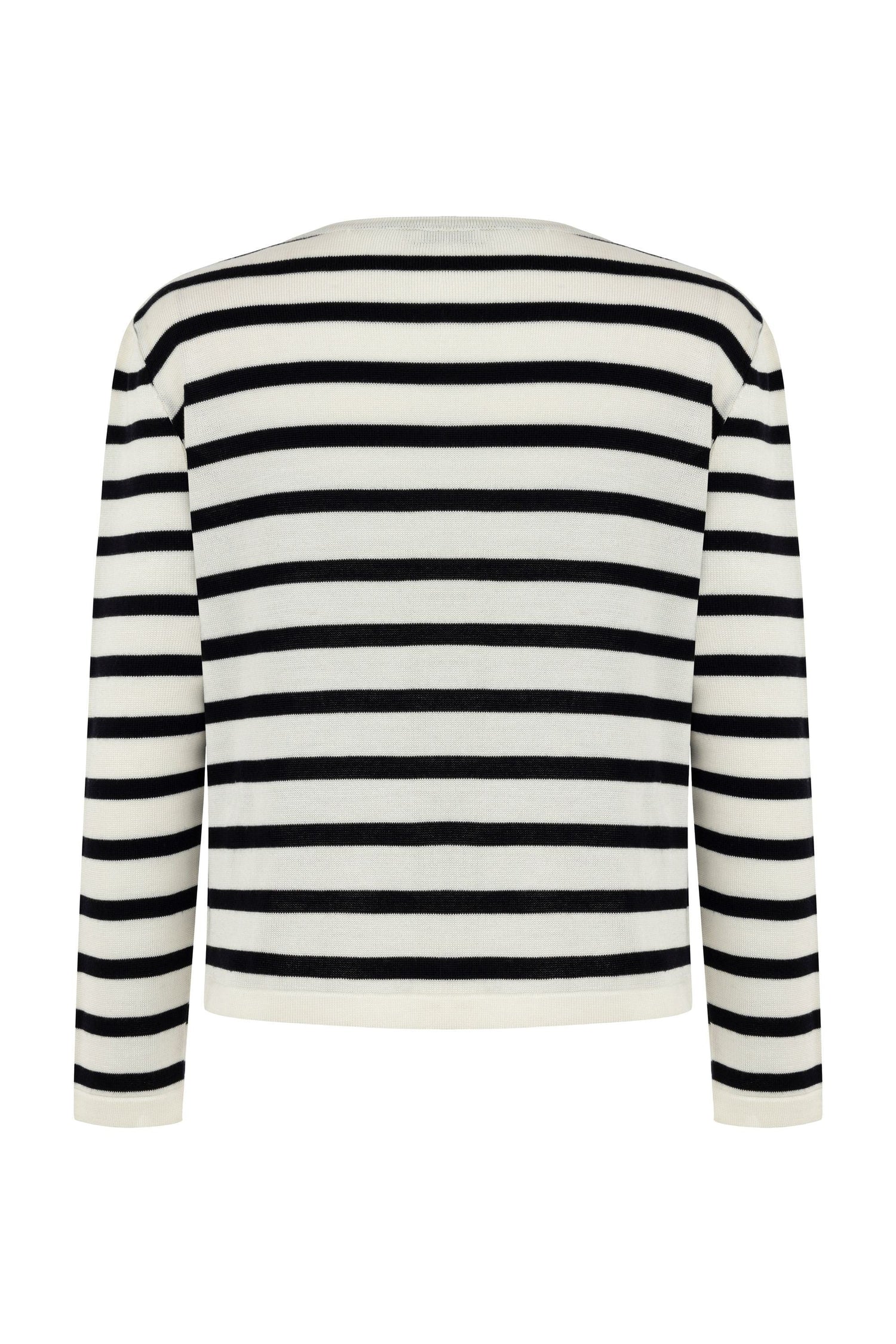 Striped Knitwear Cardigan