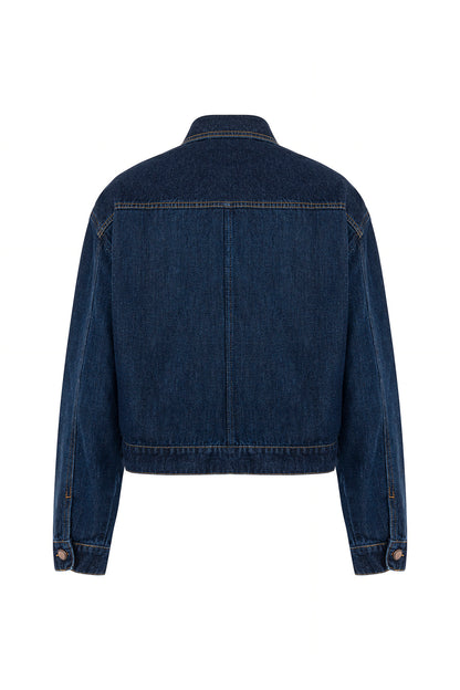 Seashell Designed Jean Jacket