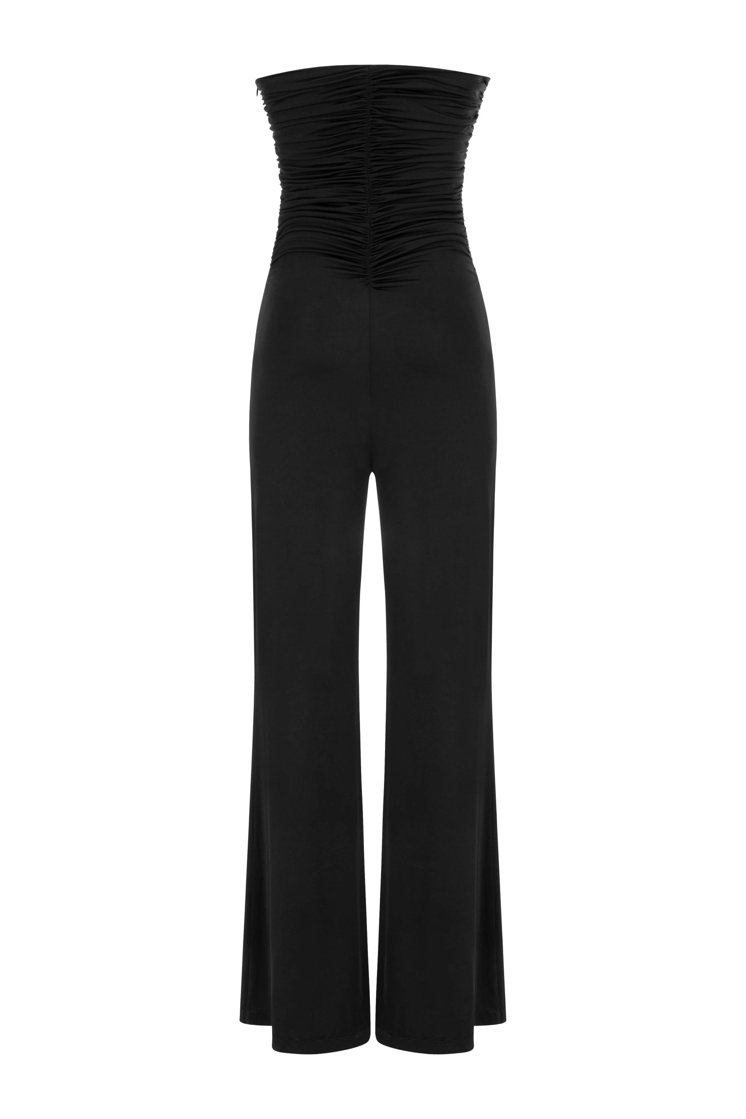 Strapless Draped Jumpsuit