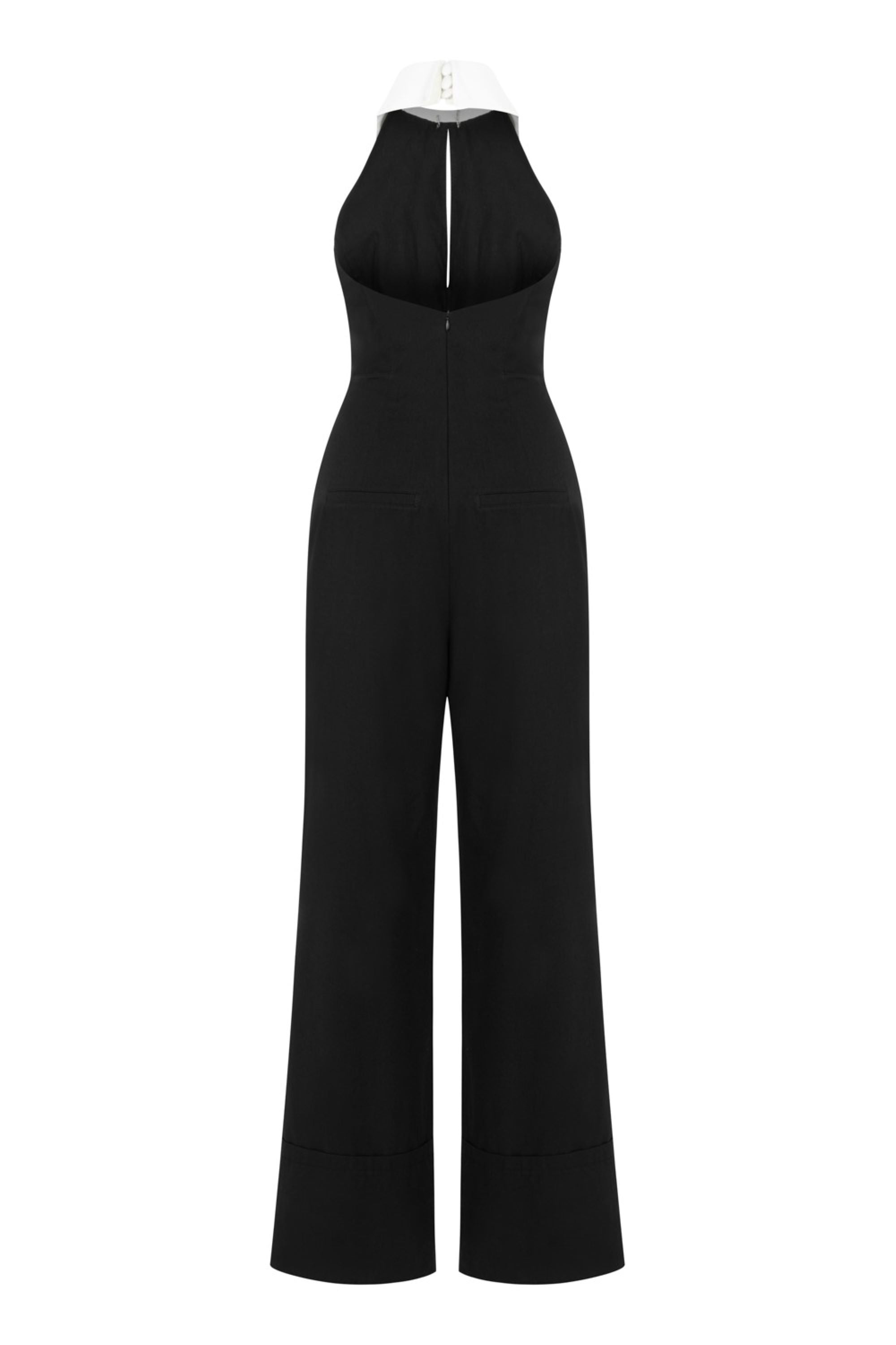 Halter Neck Wide Leg Jumpsuit