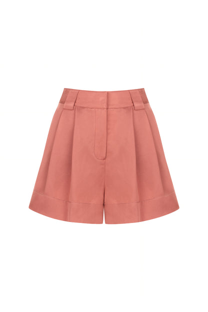 High Waist Bermuda Shorts