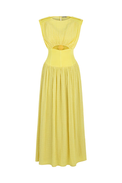Seashell Acssesorized Cut-Out Dress (Final Sale)