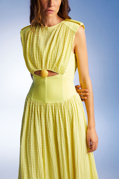 Seashell Acssesorized Cut-Out Dress (Final Sale)