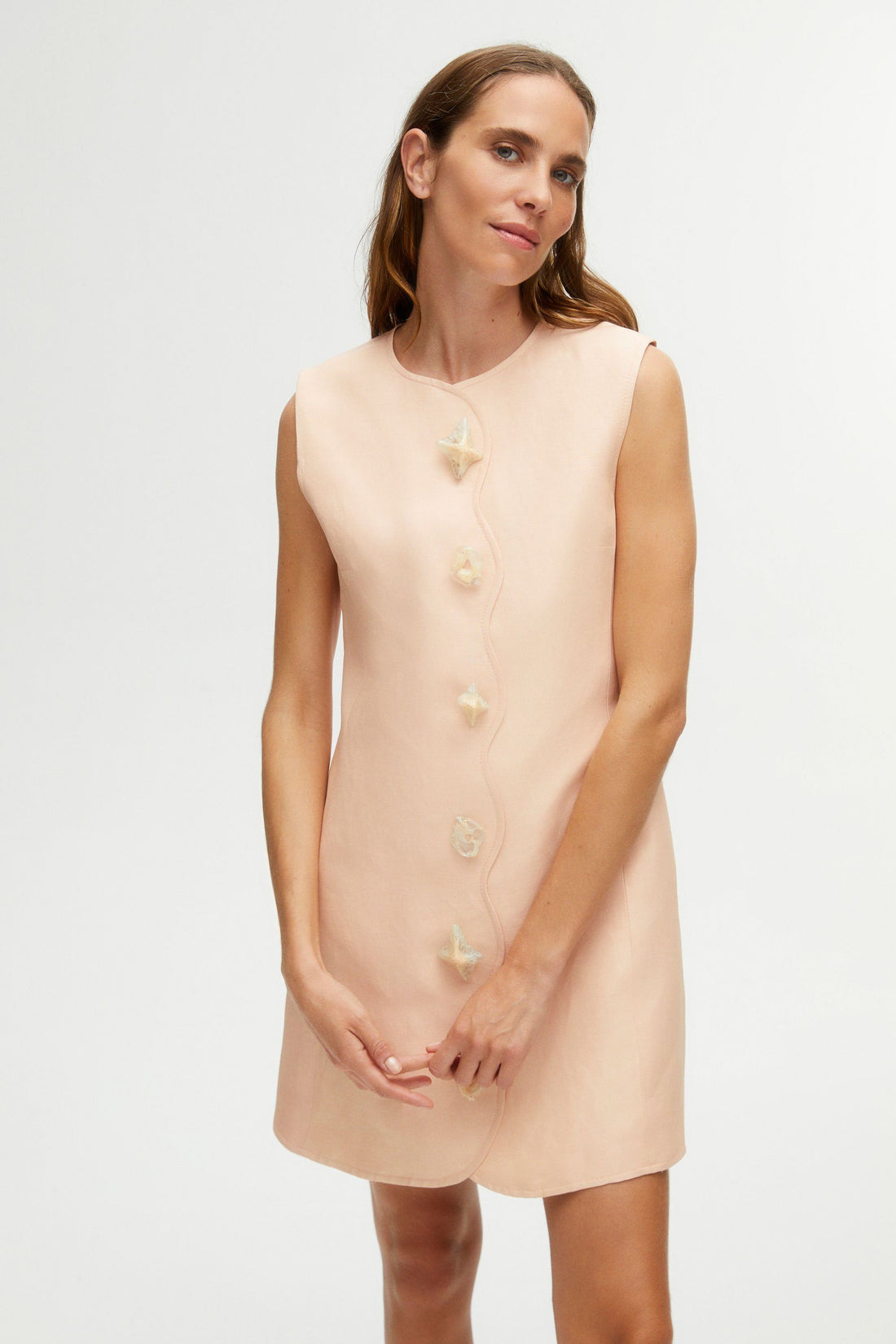 Seashell Accessorized Dress (Final Sale)