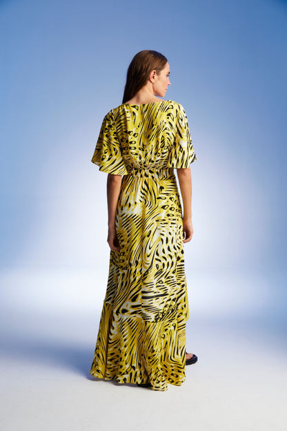 Printed Asymmetrical Dress