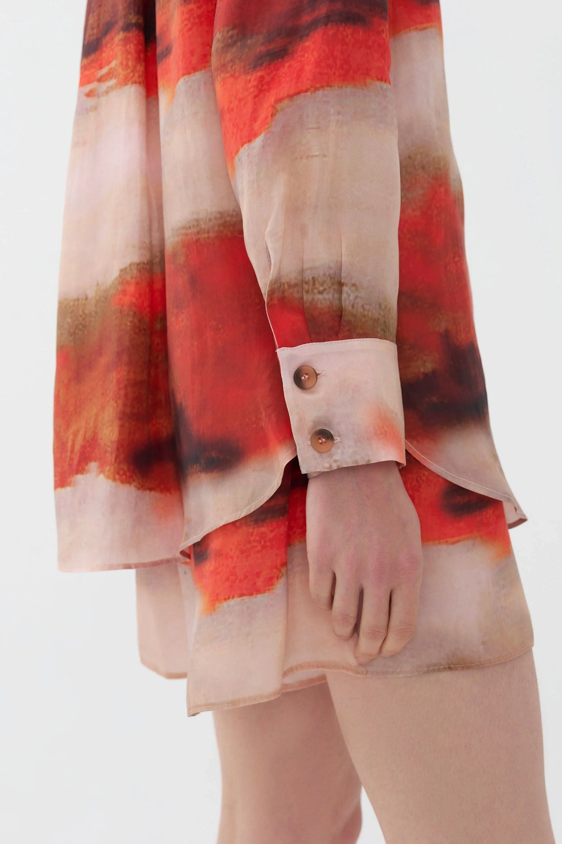 Printed Flowy Shirt (Final Sale)