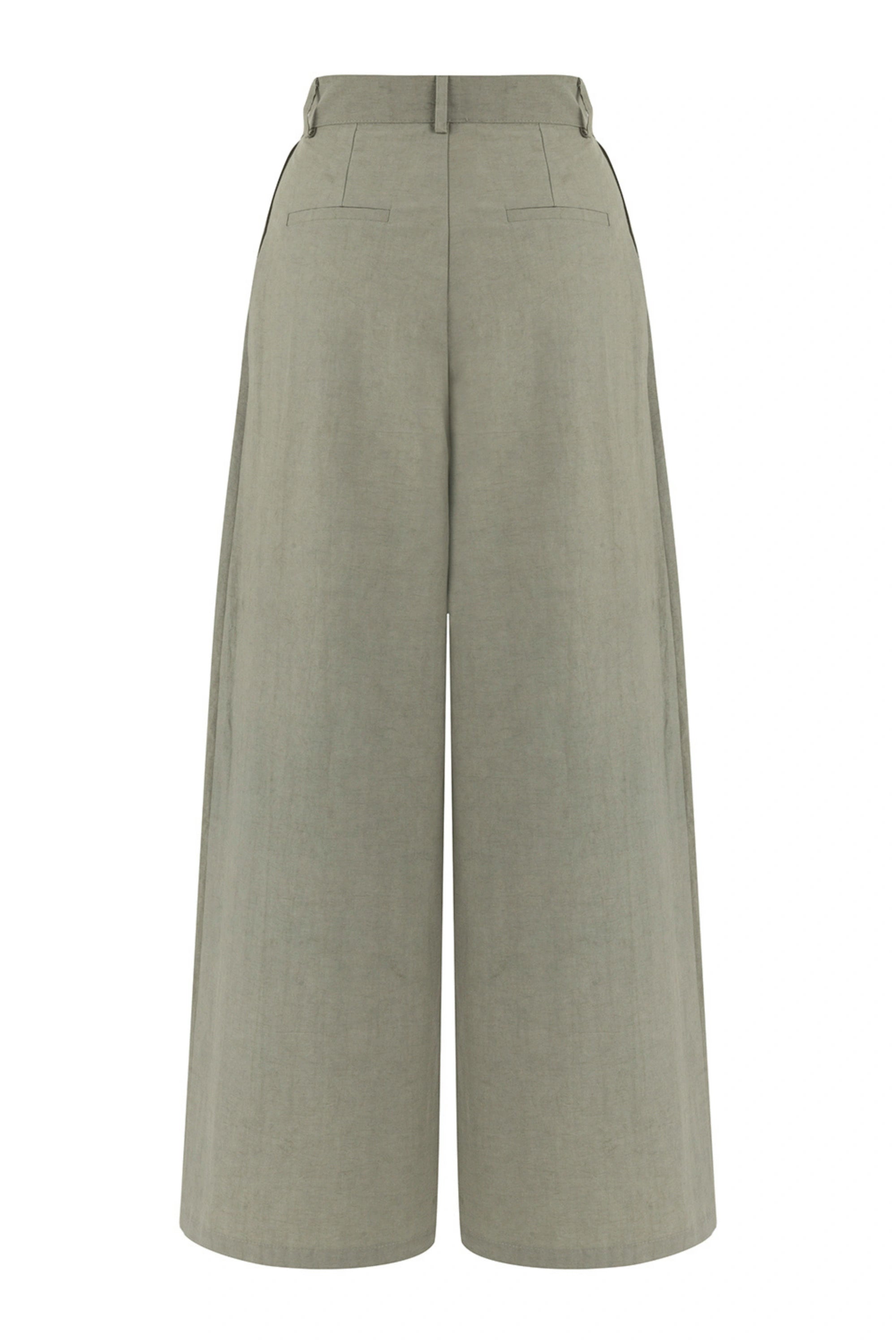 Pleated Wide Leg Pants