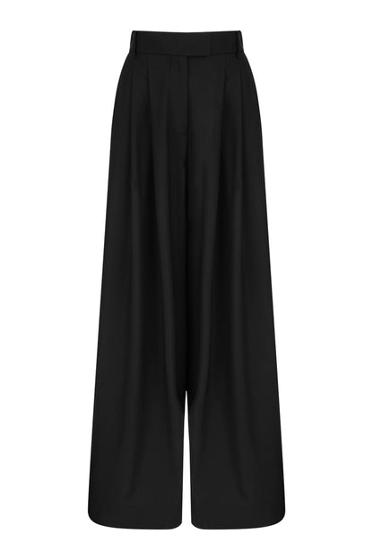 Pleated Wide Leg Pants