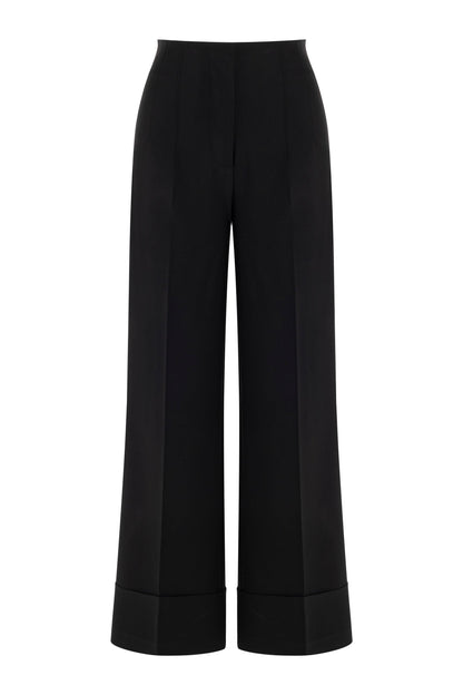 High-Waist Flowy Palazzo Pants