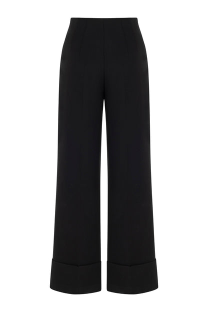 High-Waist Flowy Palazzo Pants