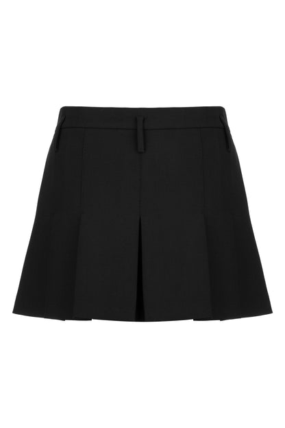 Pleated Mini Skirt