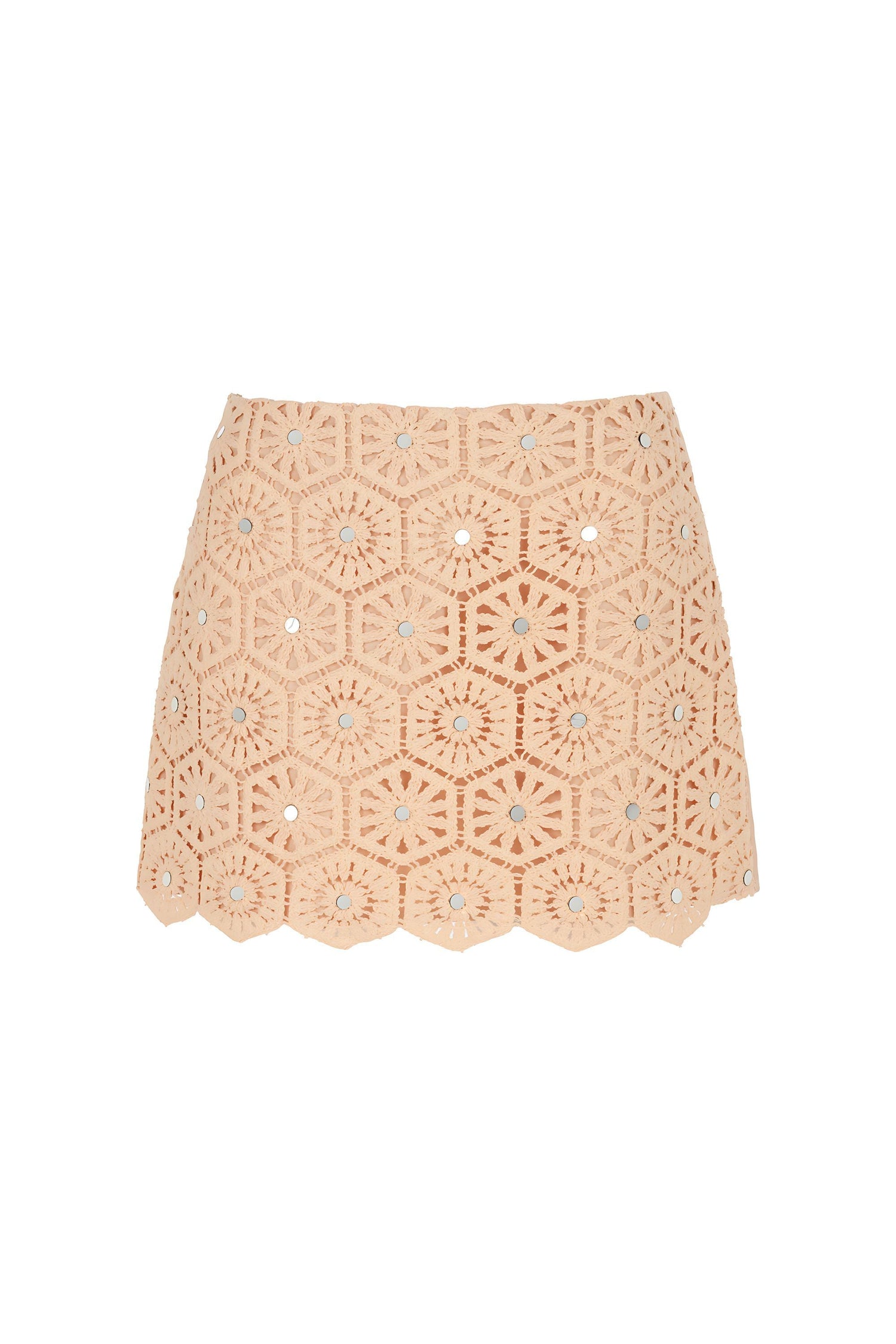 Embroidered Mini Skirt