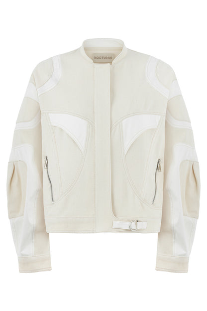 Trimmed Bomber Jacket