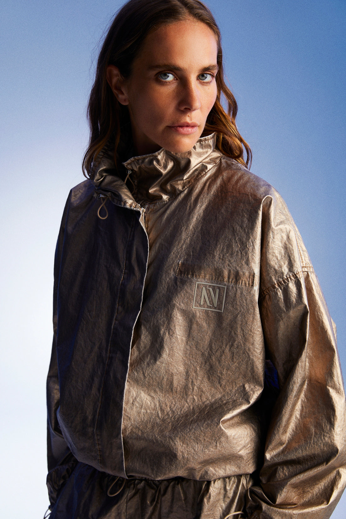 Bronze Metallic Jacket (Final Sale)
