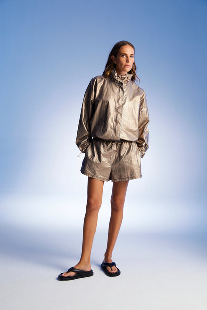 Bronze Metallic Jacket (Final Sale)