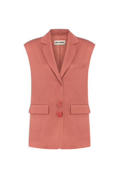 Lapel Collar Vest