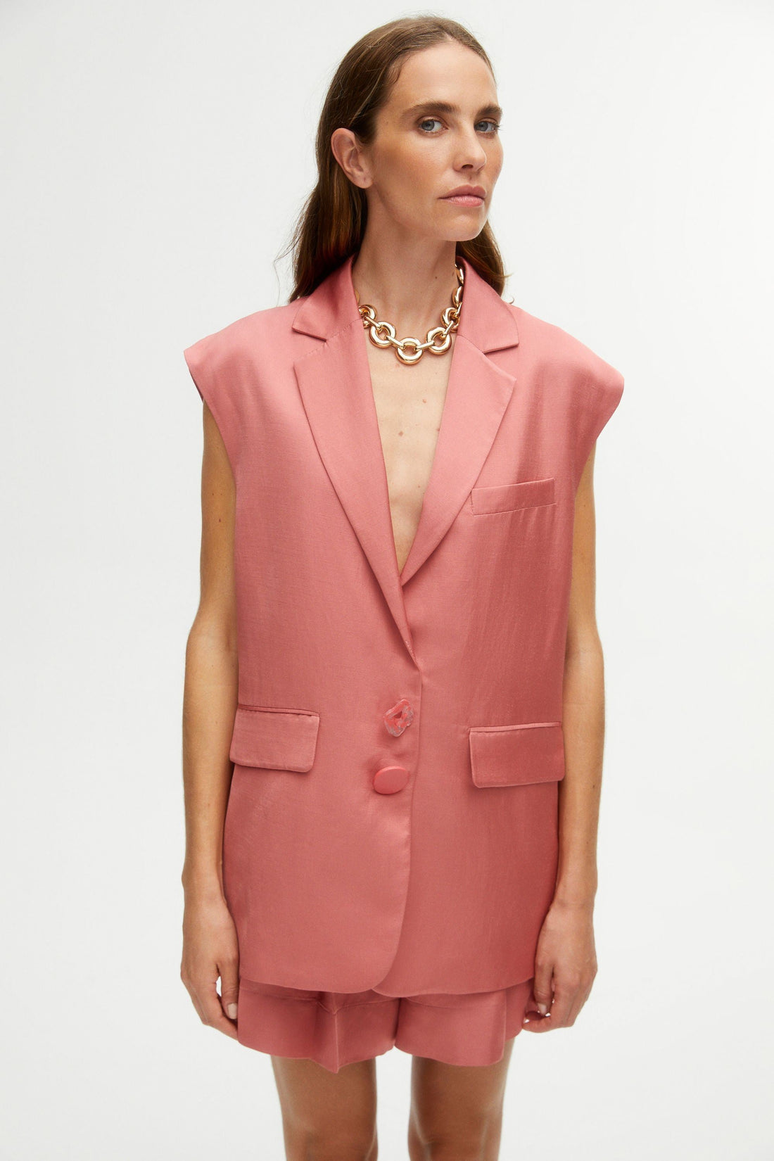 Lapel Collar Vest (Final Sale)
