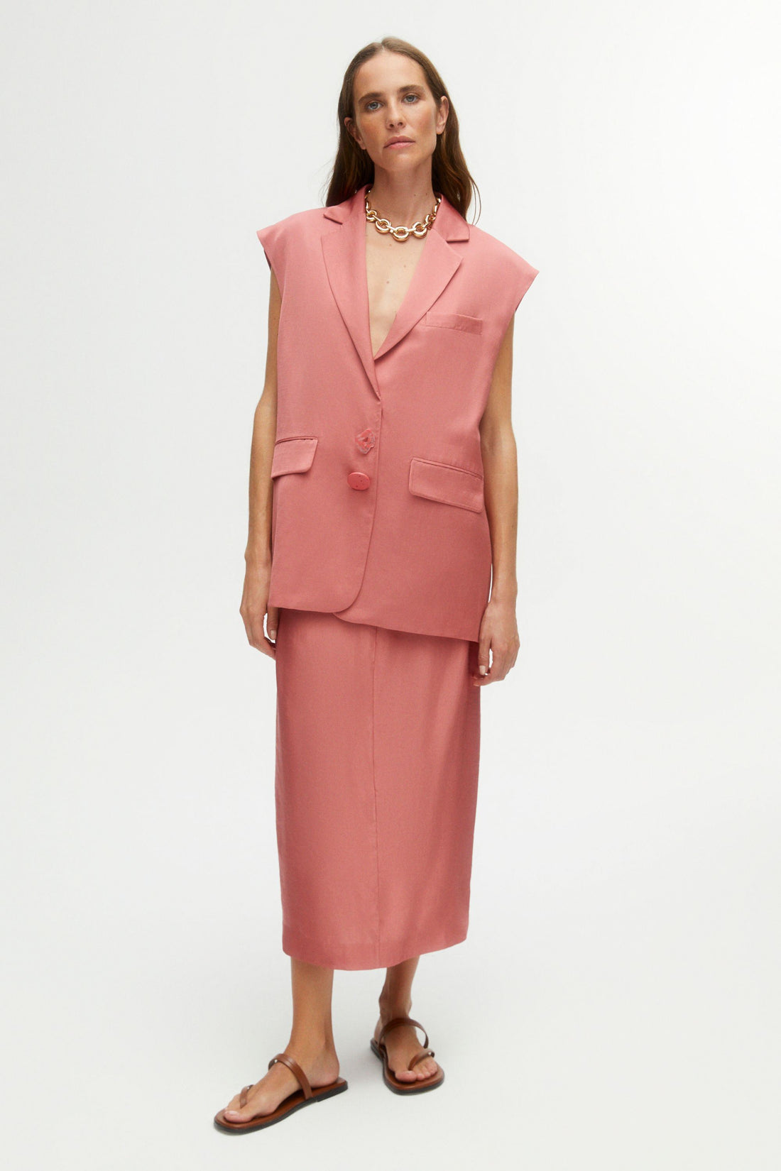 Lapel Collar Vest (Final Sale)