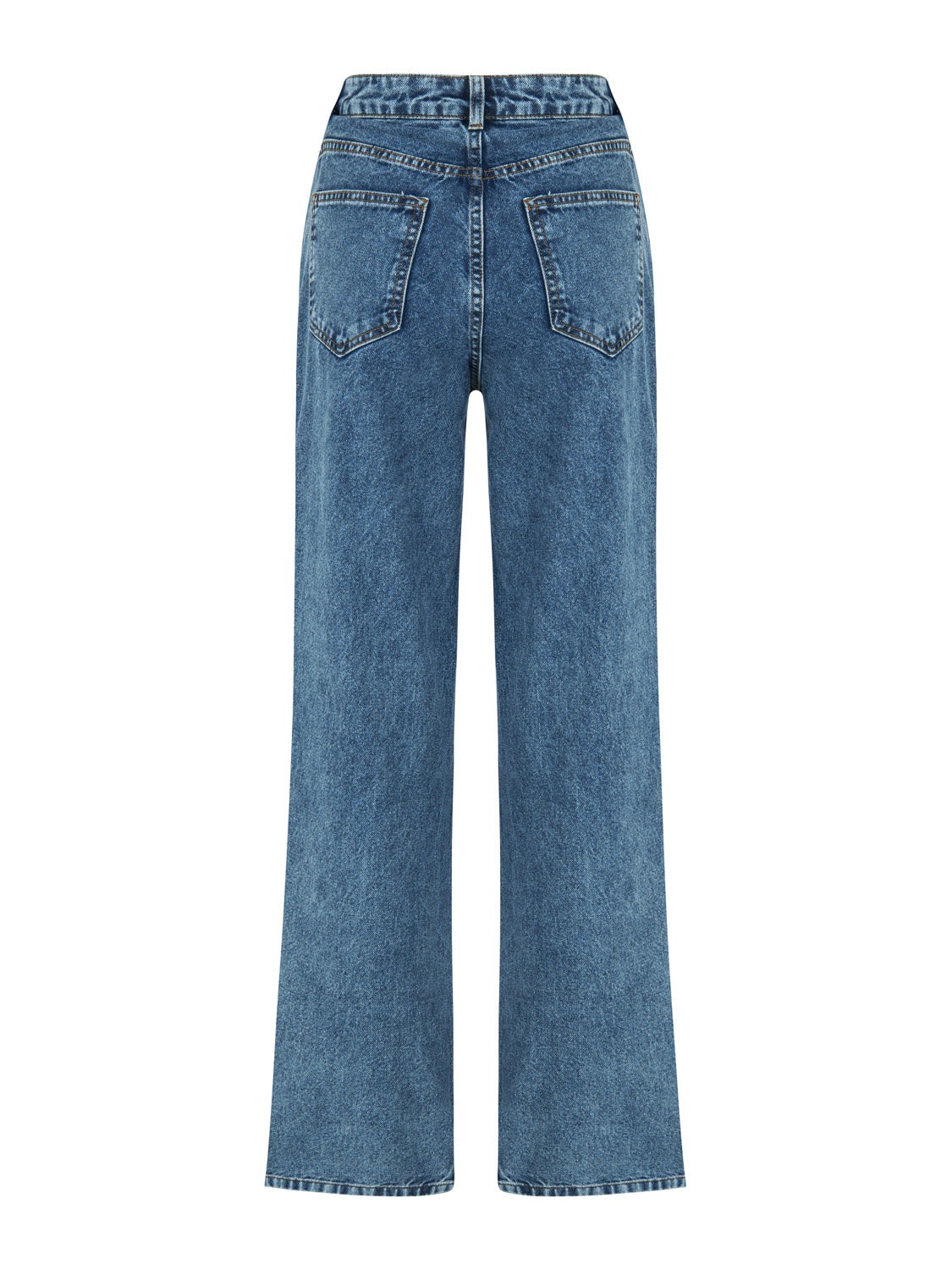 Boyfriend Jeans with Side Combination Zipper