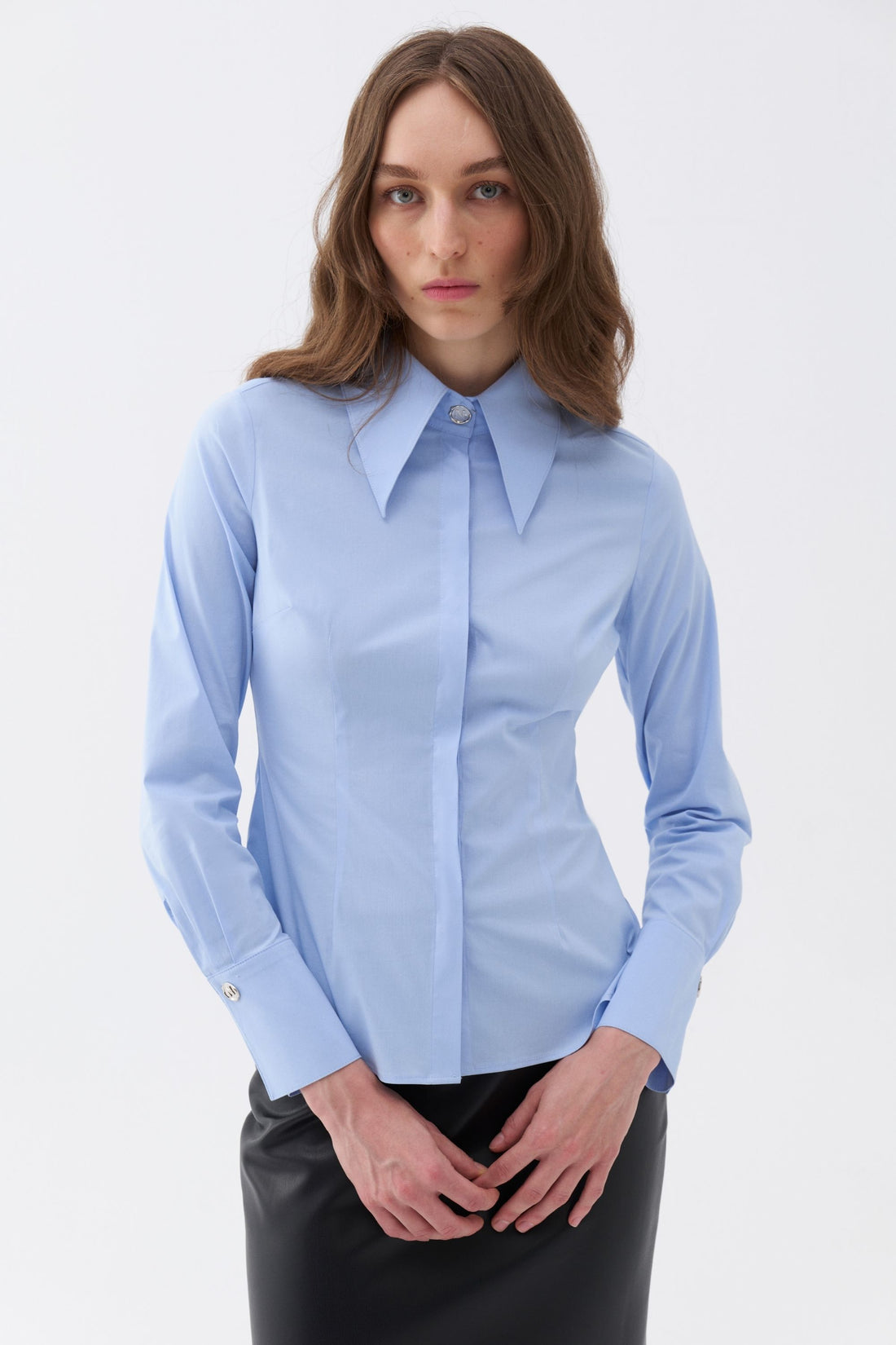 Fitted Button-Up Shirt