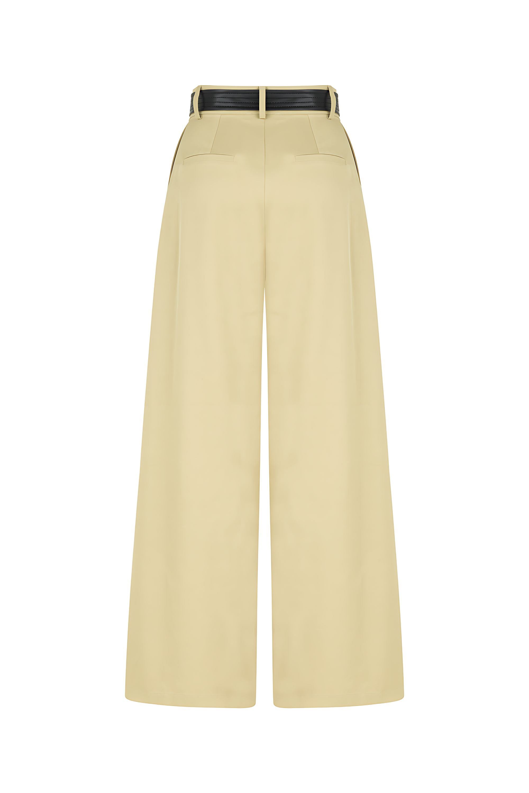 High Waist Pleated Pants