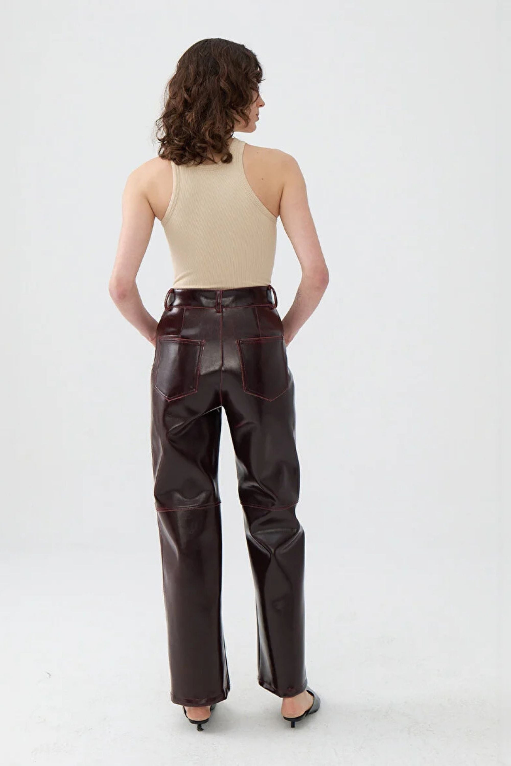 Faux Leather Pants