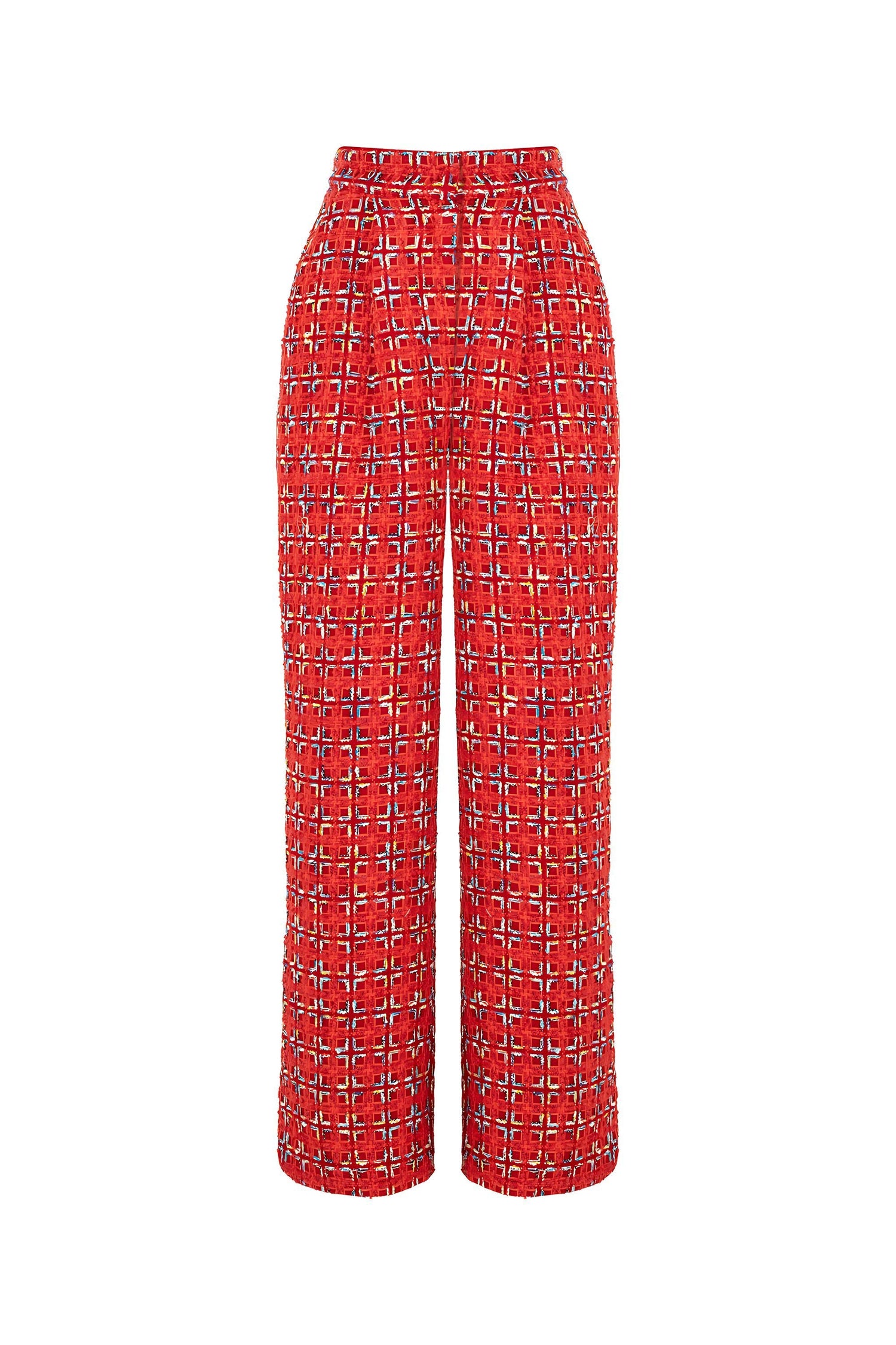 High-Waist Tweed Pants (Final Sale)