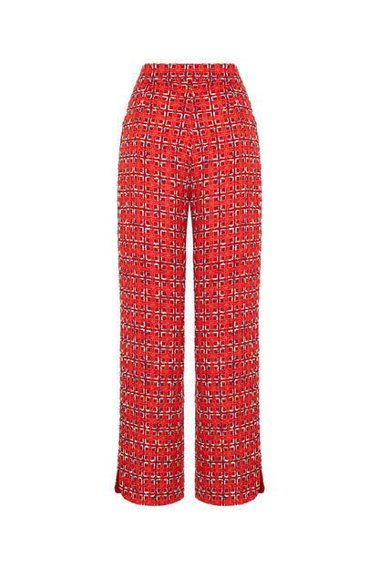 High-Waist Tweed Pants (Final Sale)