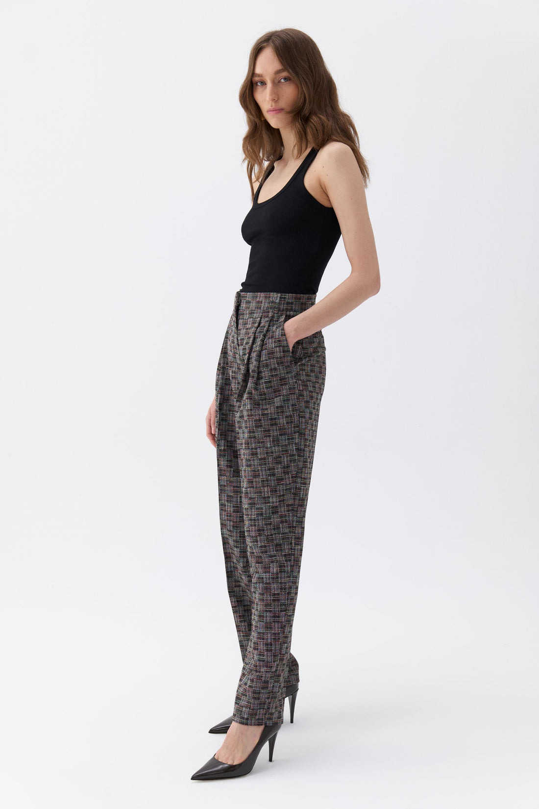 High Waist Mom Fit Pants