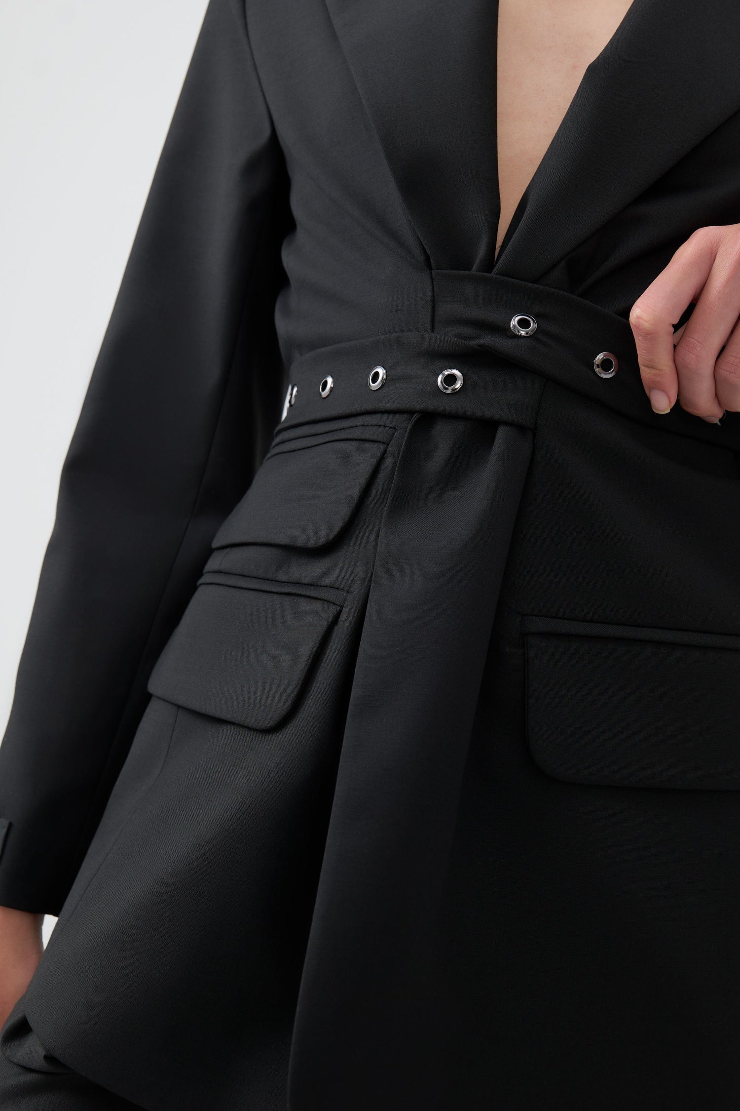 Belt Detailed Jacket