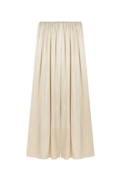 Powder Pink Flowy Wide-Leg Pants