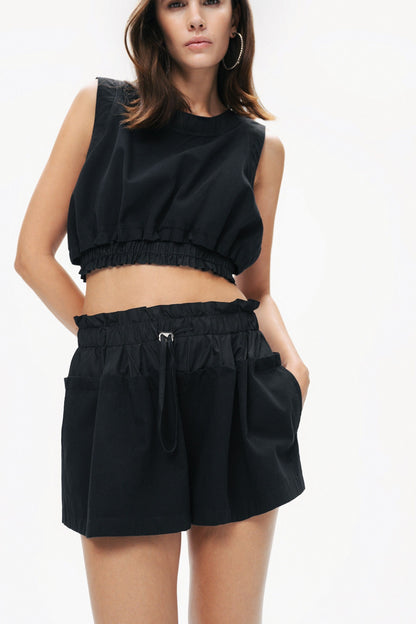Mini Shorts with Printed Details