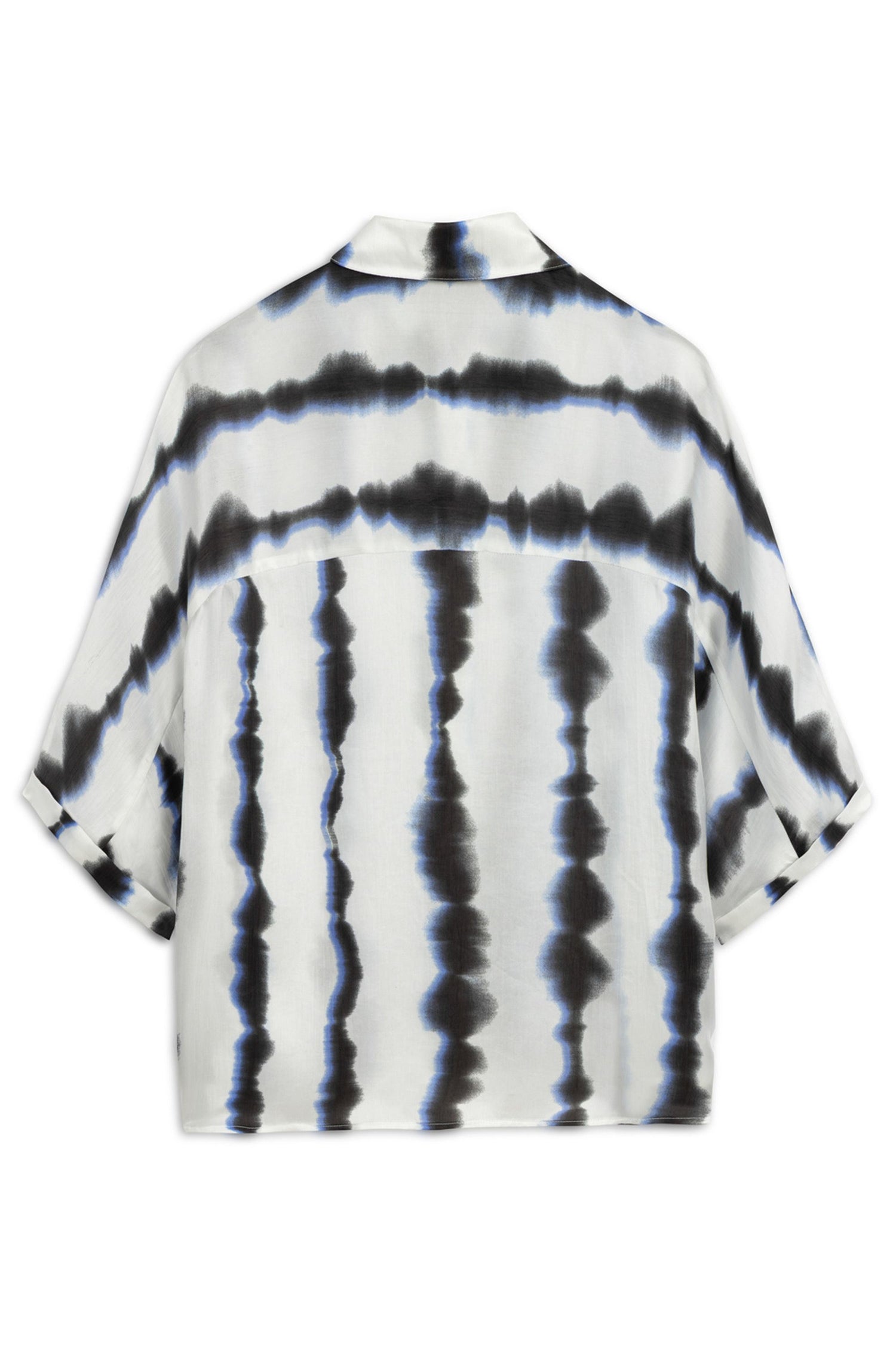 Flowy Tie-Dye Patterned Shirt