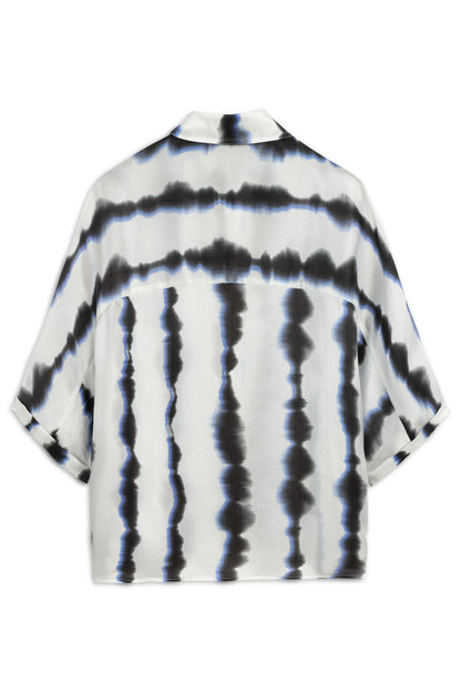 Flowy Tie-Dye Patterned Shirt