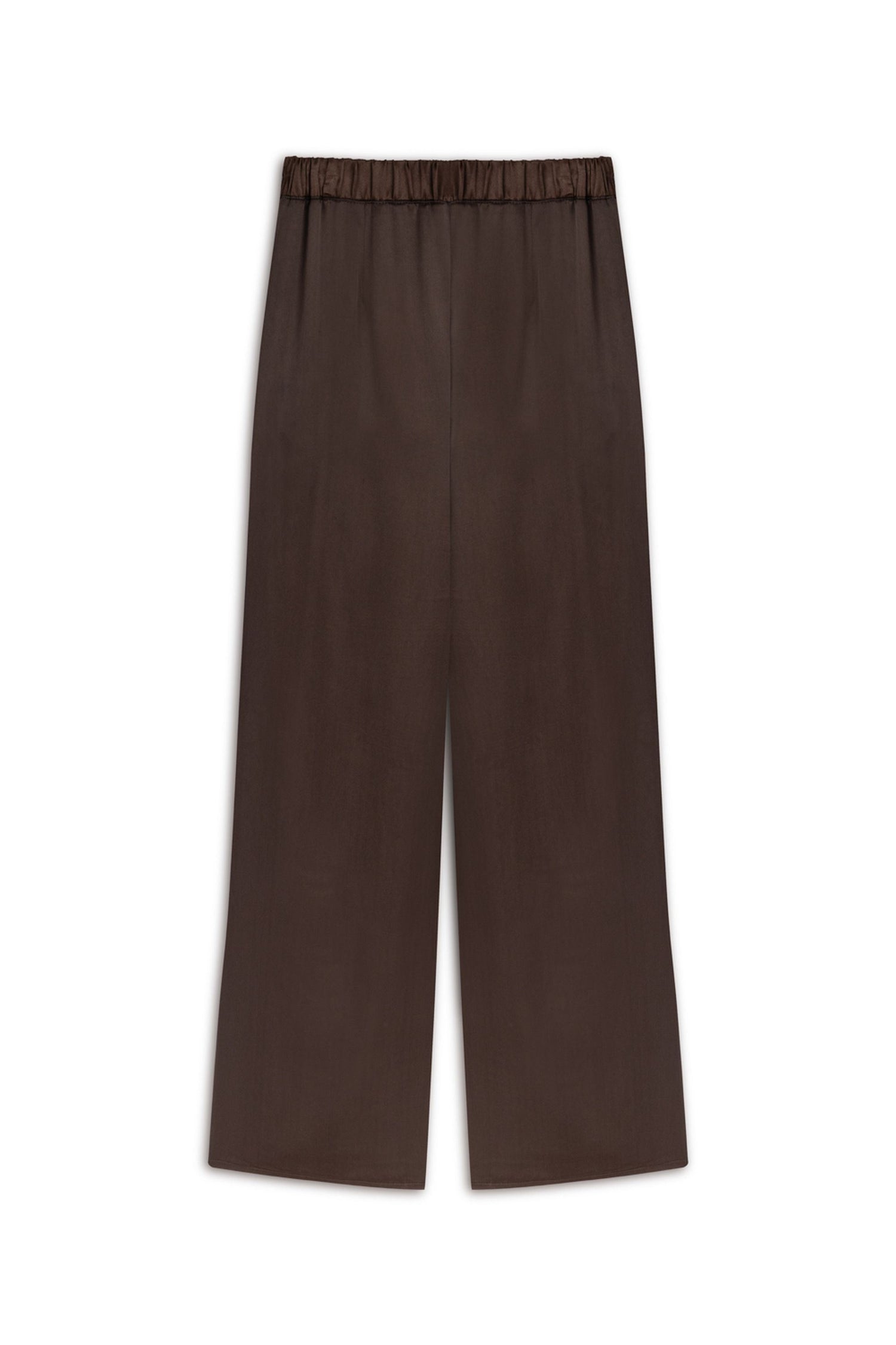 Coffee Beaded Embroidered Pants