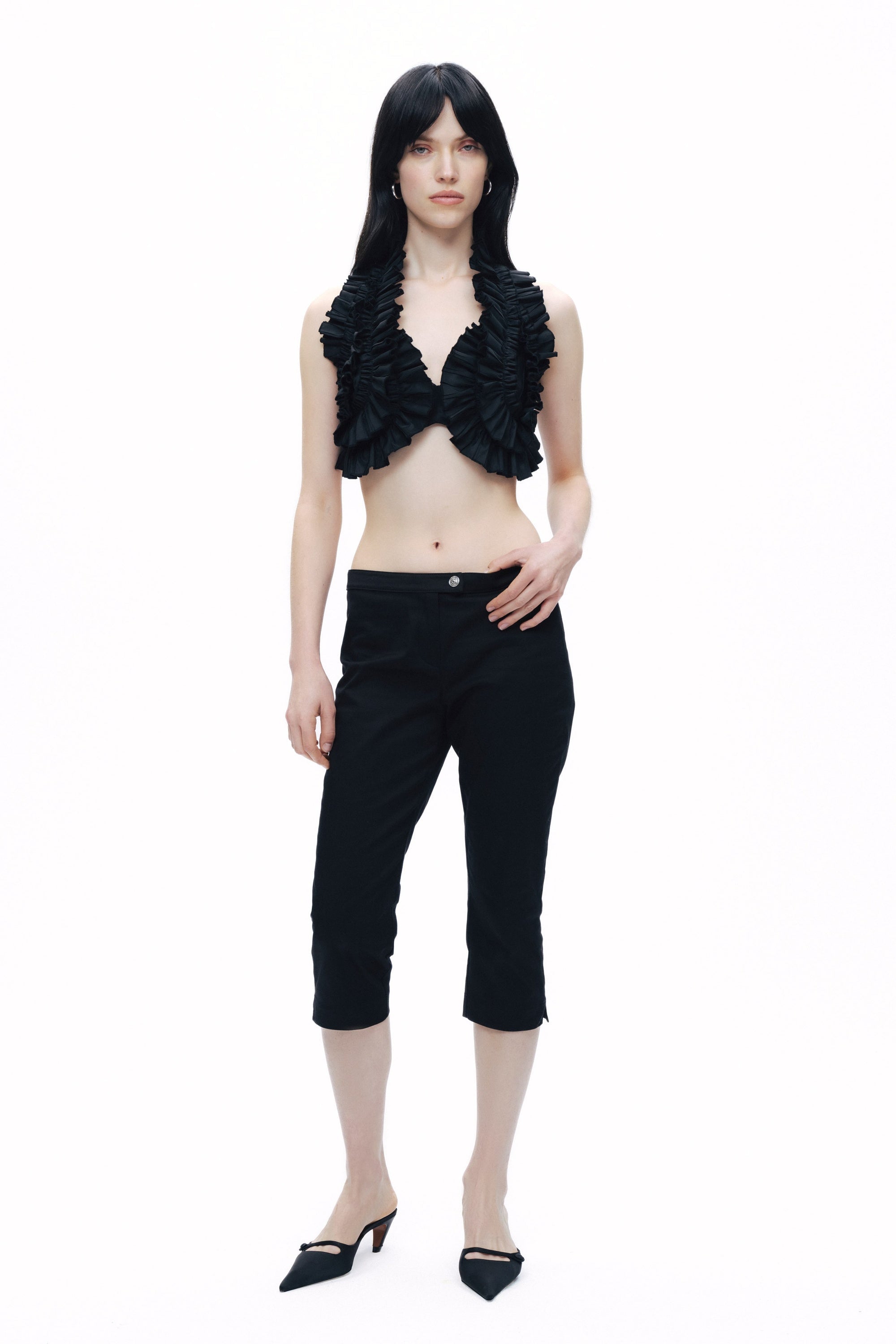 Black Bermuda Pants