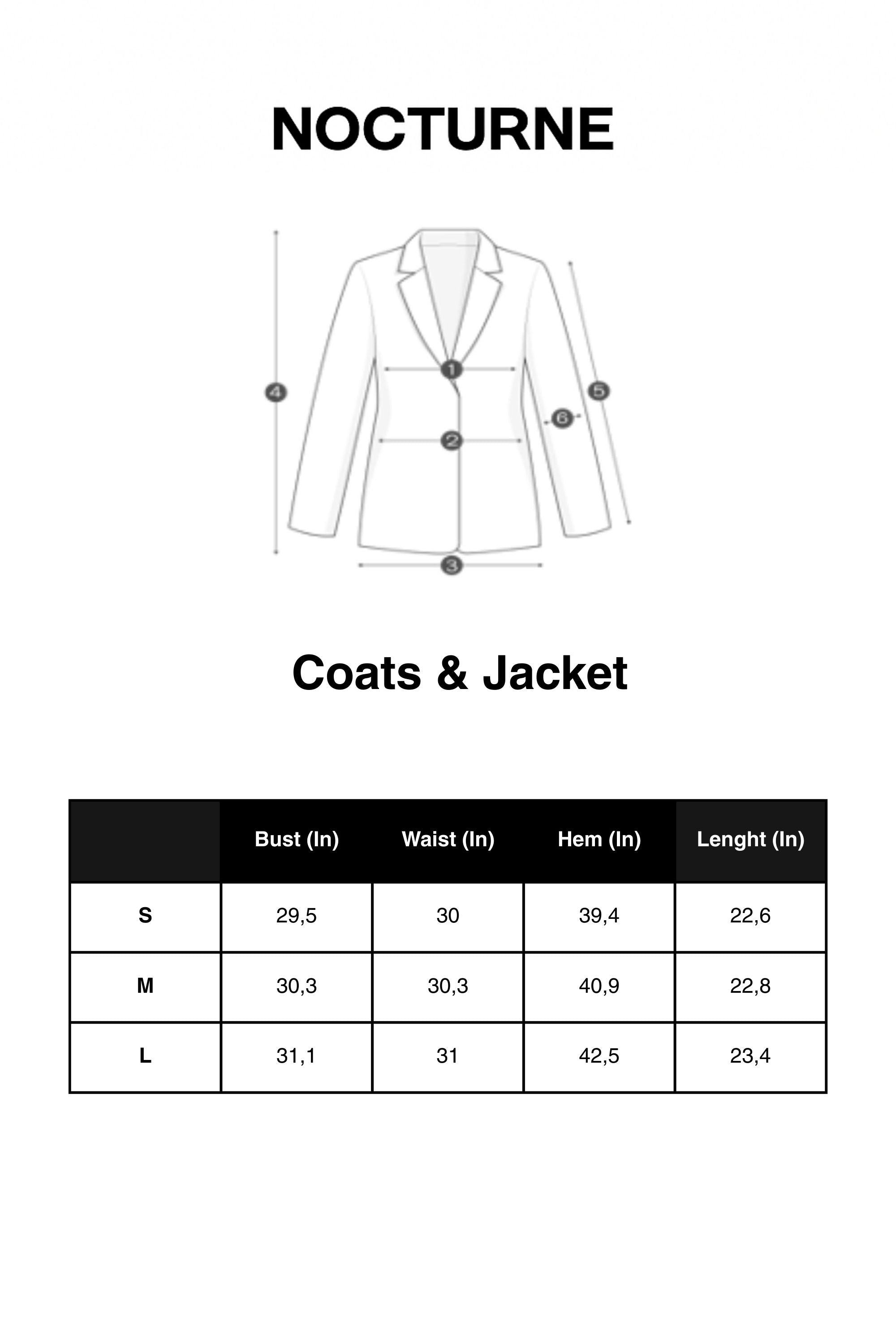 Black Ribbed Detailed Jacket