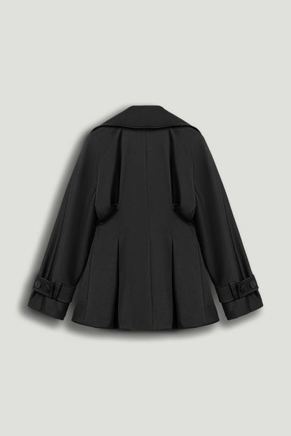 Black Belted Trench Coat