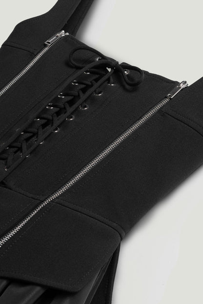 Laced Corset Maxi Dress