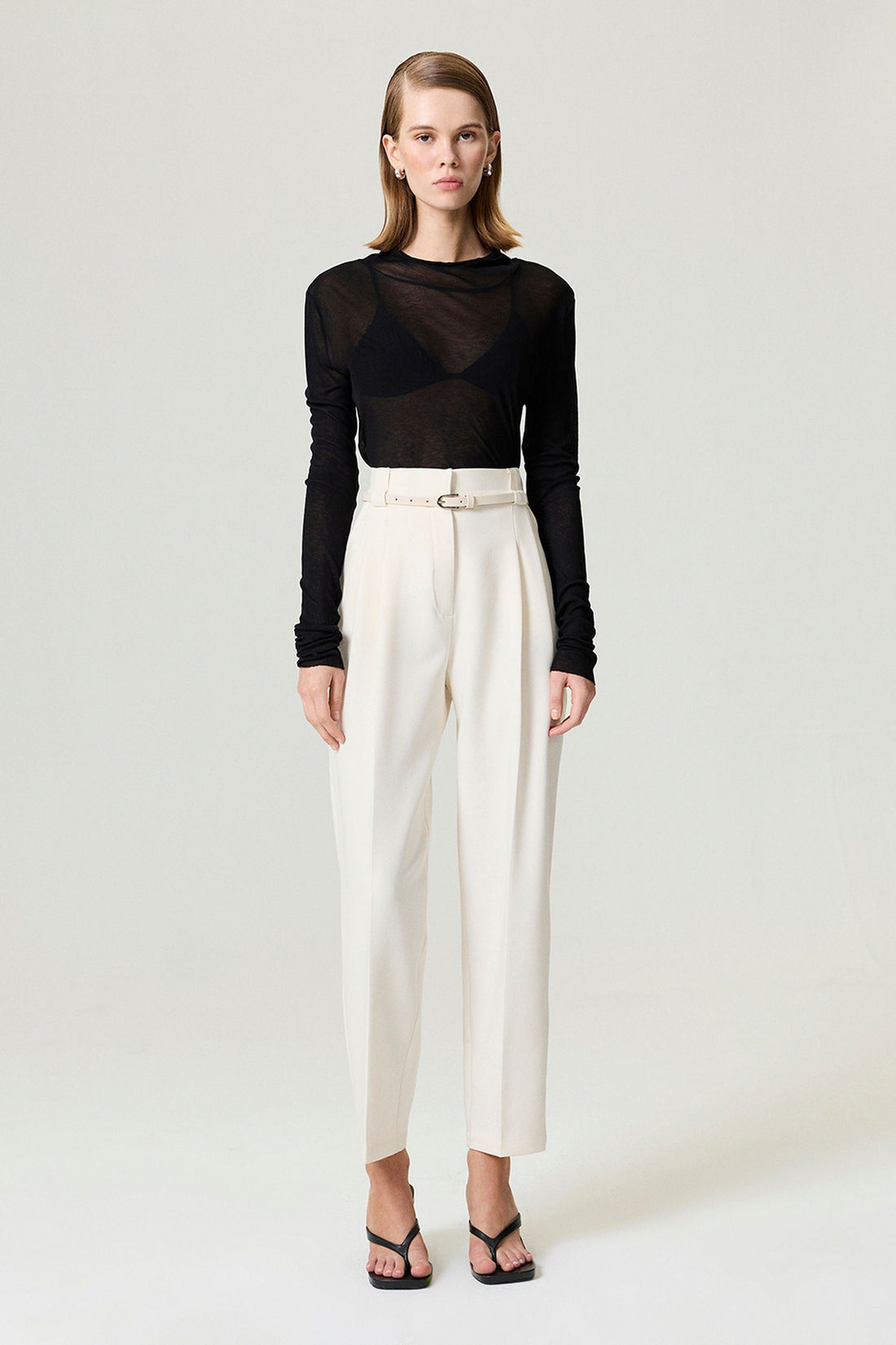 Belt Detailed Pants