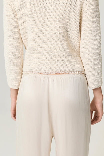 Elastic-Waist Relaxed Pants