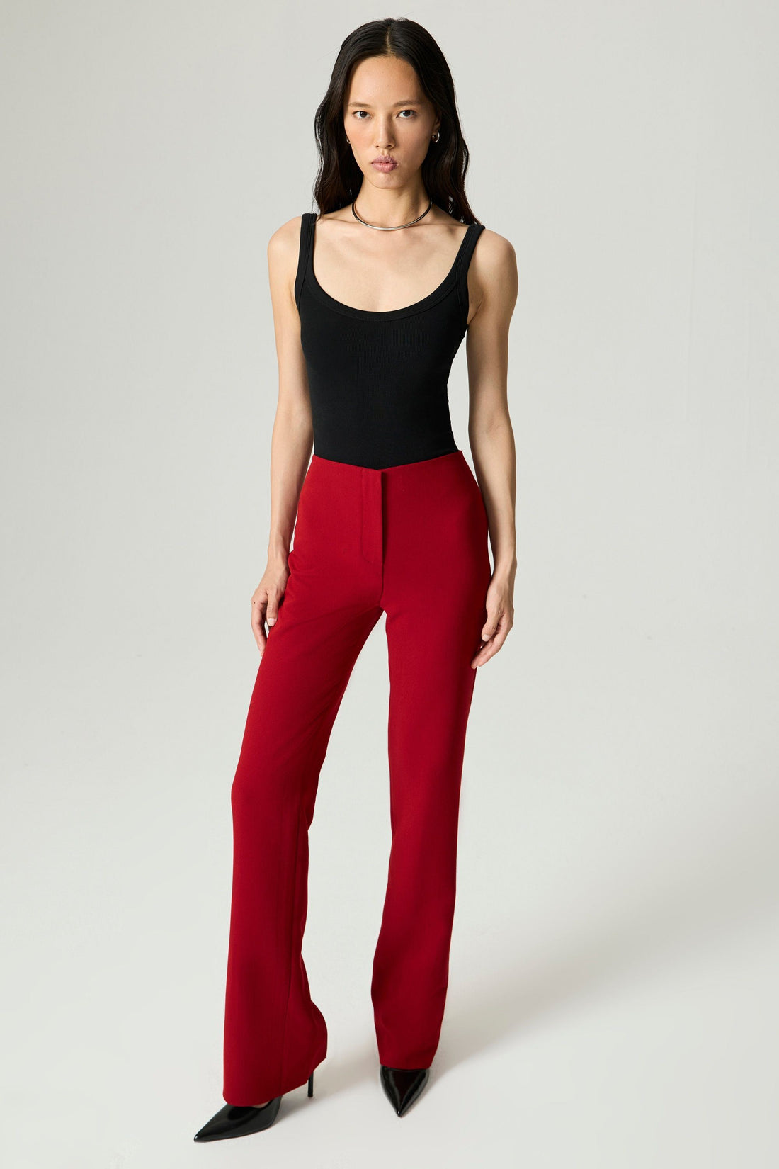 Tailored Bootcut Trousers