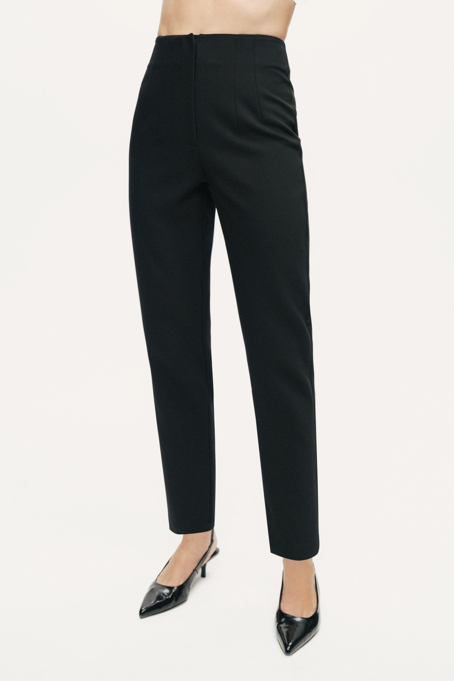 Sculpt High-Rise Cigarette Trousers