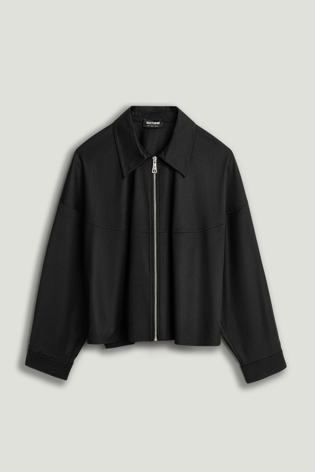 Black Draped Jacket