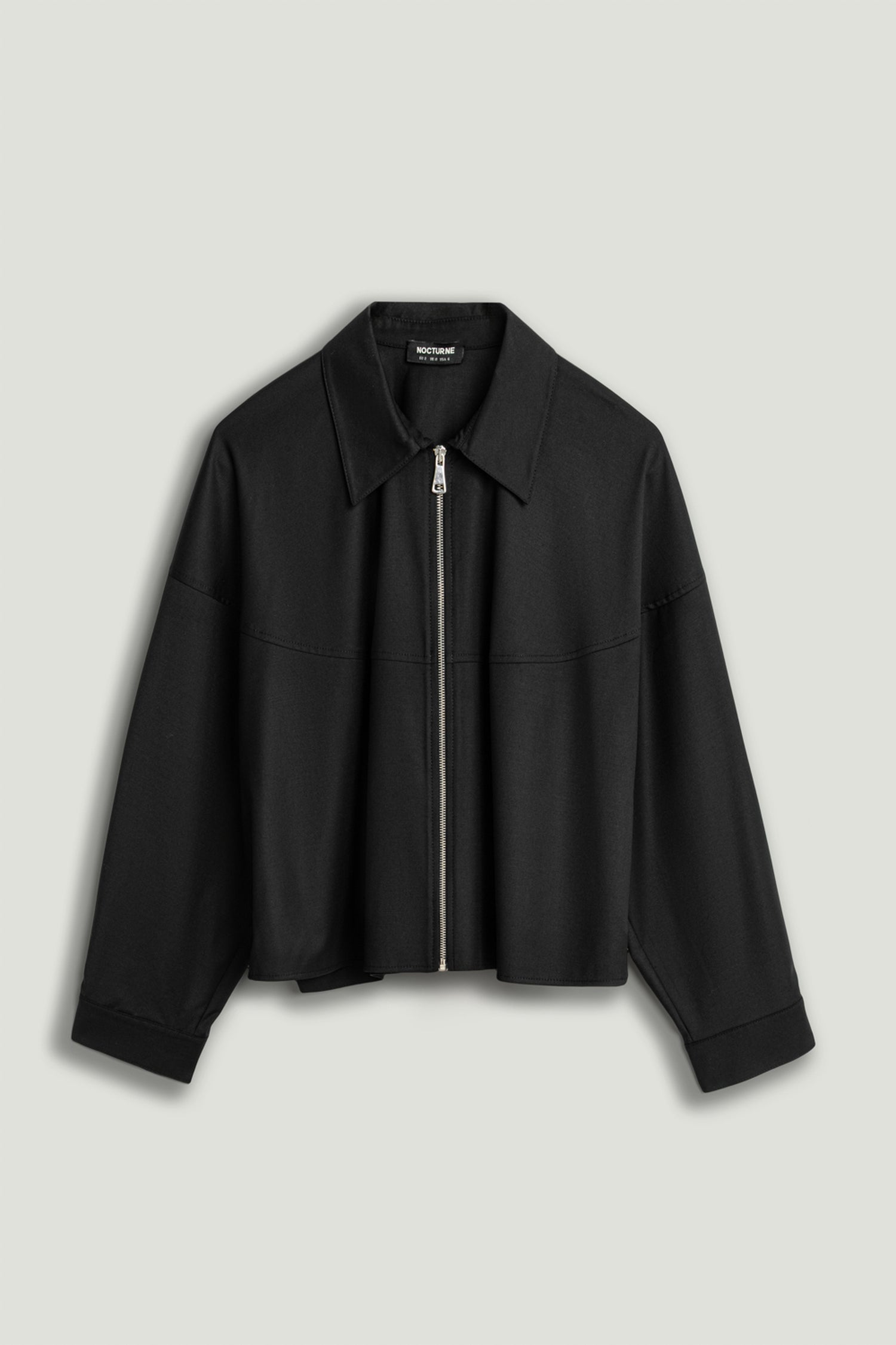 Black Draped Jacket