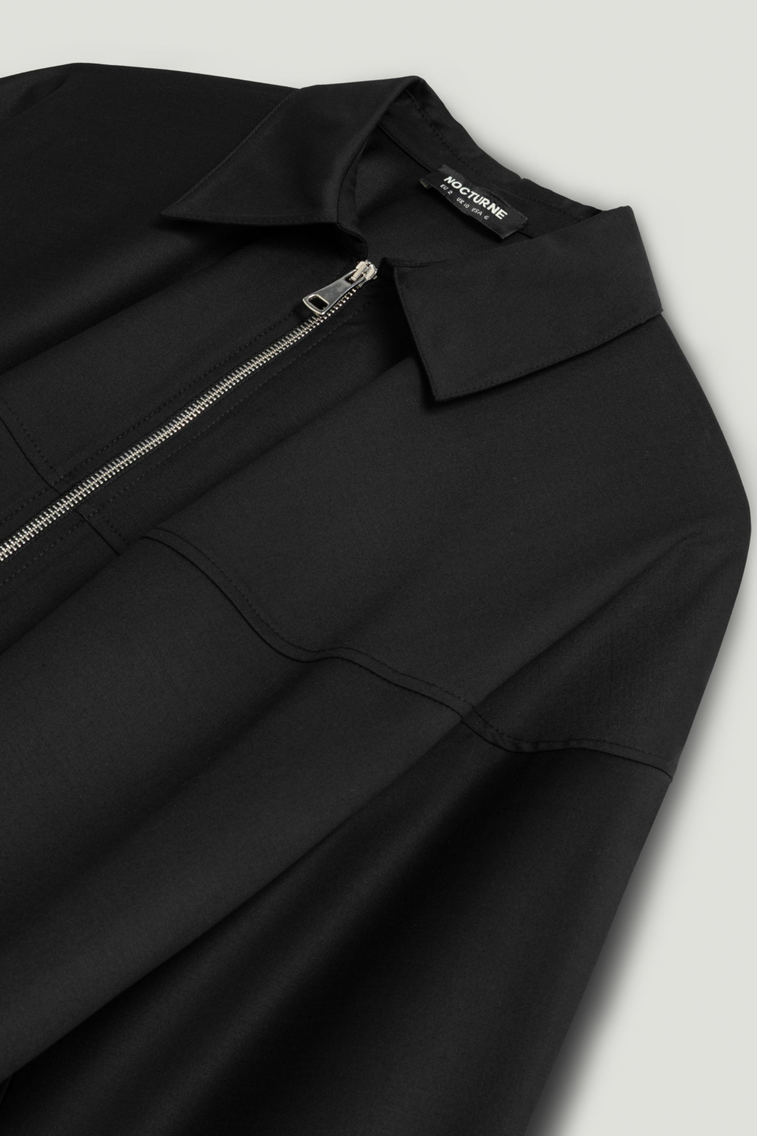 Black Draped Jacket