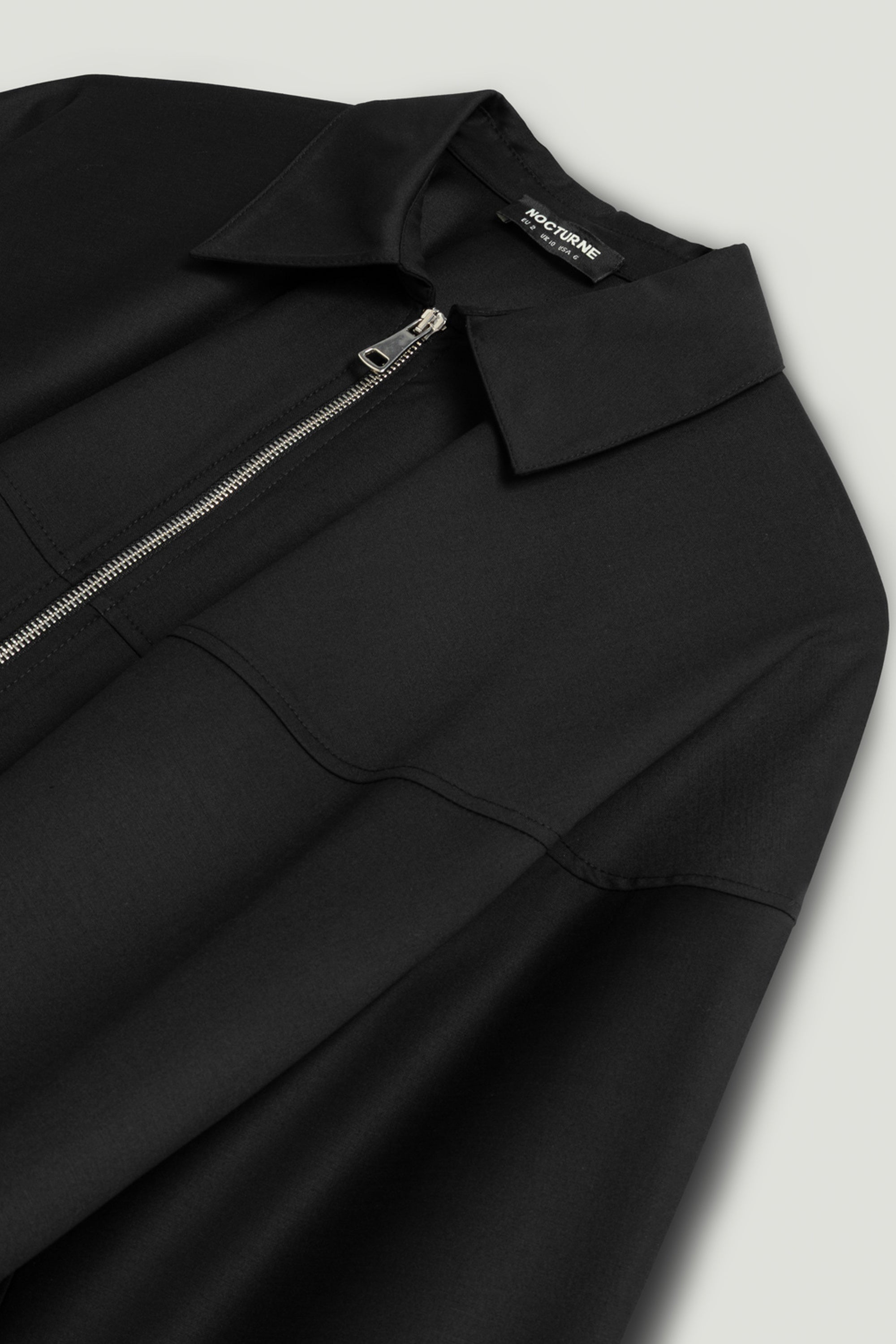 Black Draped Jacket