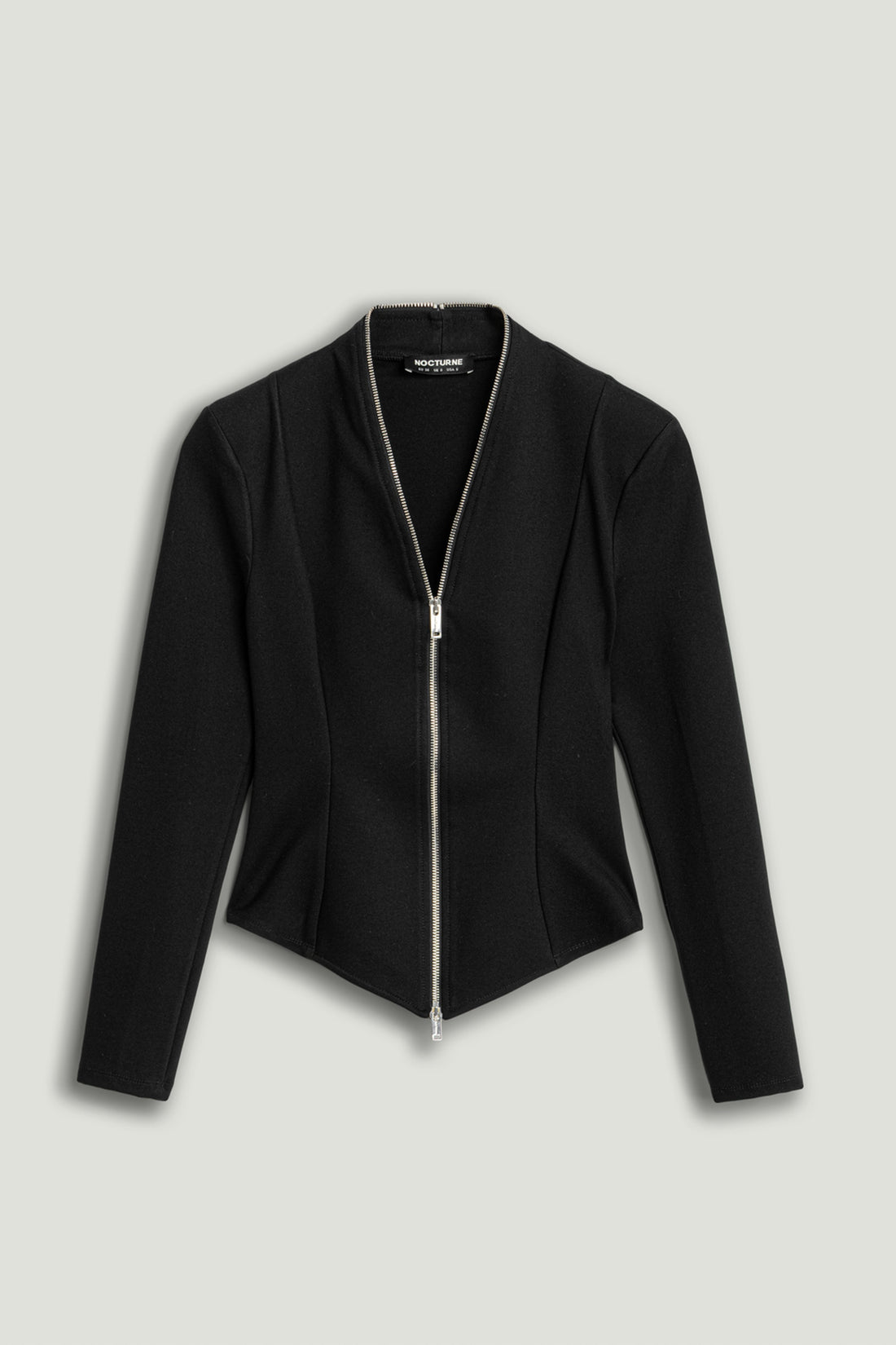 Zip Detail Blouse
